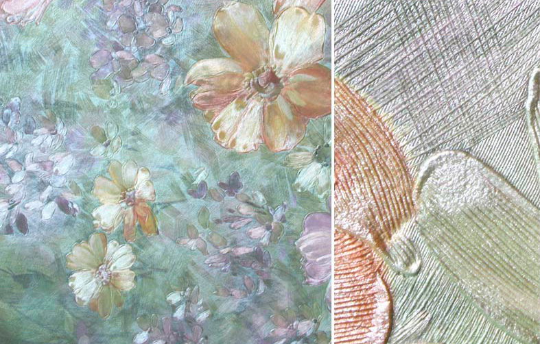 Шелкографические обои: достоинства и недостатки Виды обоев