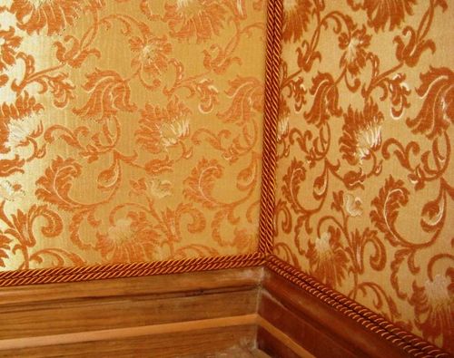 Обои шелкография на стены в квартире фото
