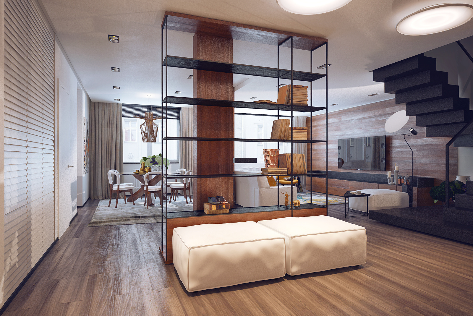 Зонирование полов в квартире